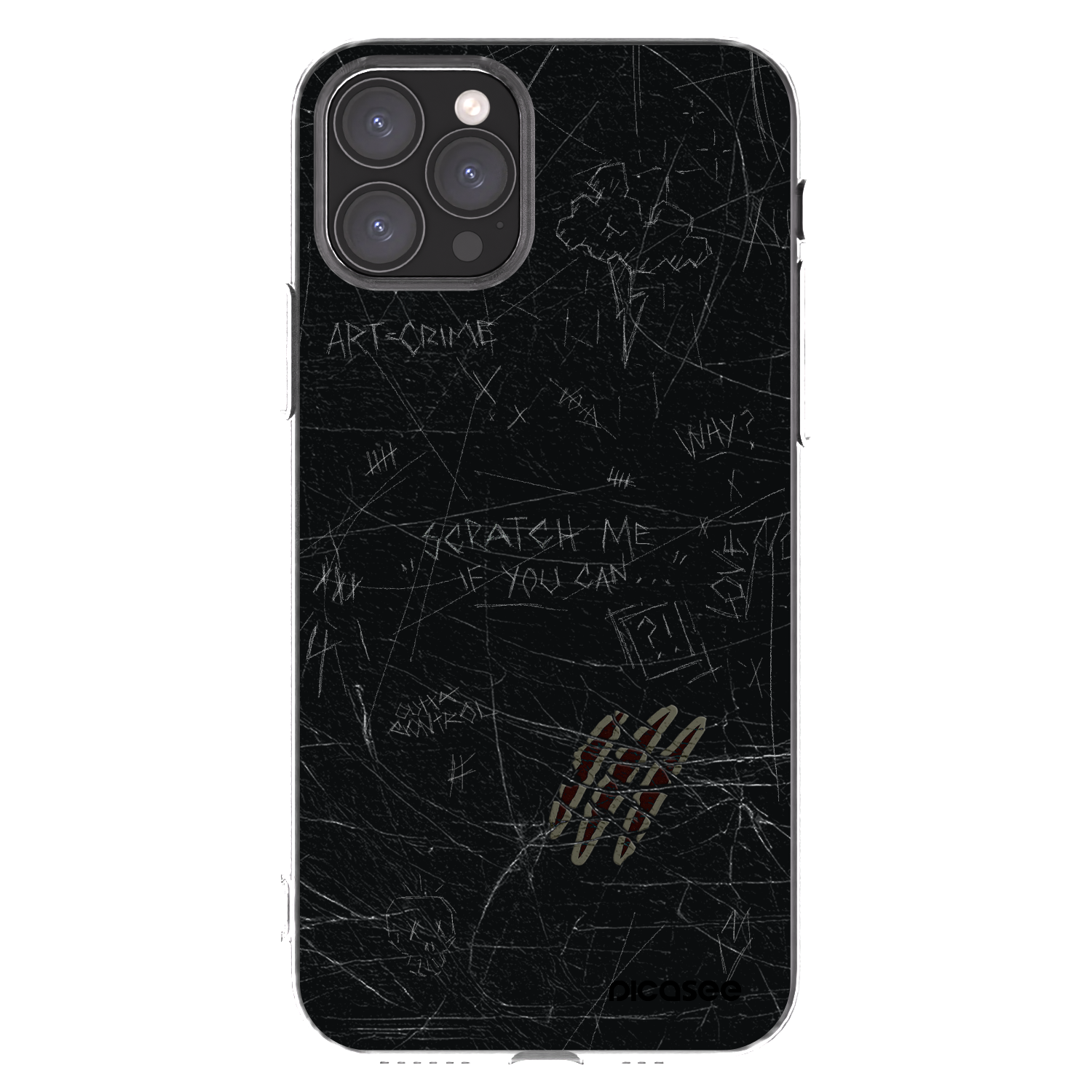 Picasee silikónový prehľadný obal pre Apple iPhone 11 Pro - SCRATCH
