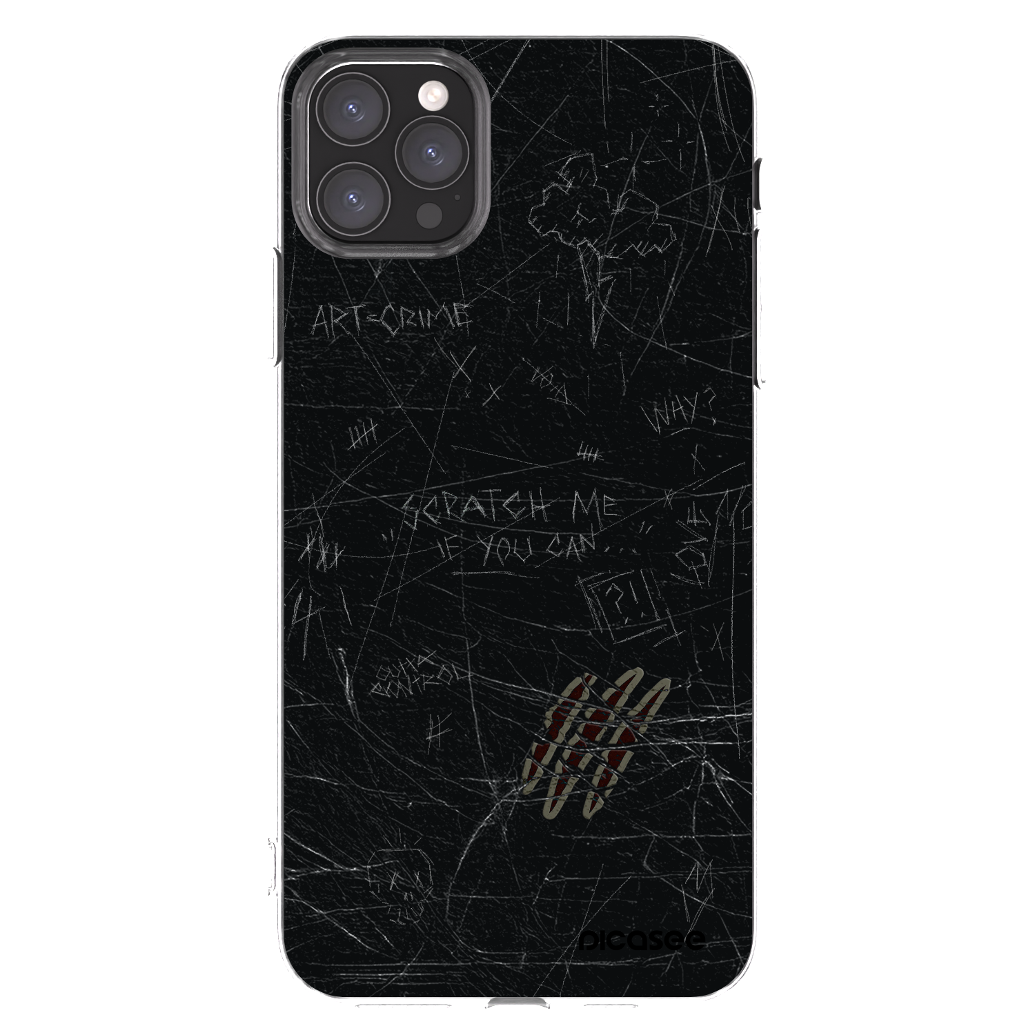 Picasee silikónový prehľadný obal pre Apple iPhone 11 Pro Max - SCRATCH