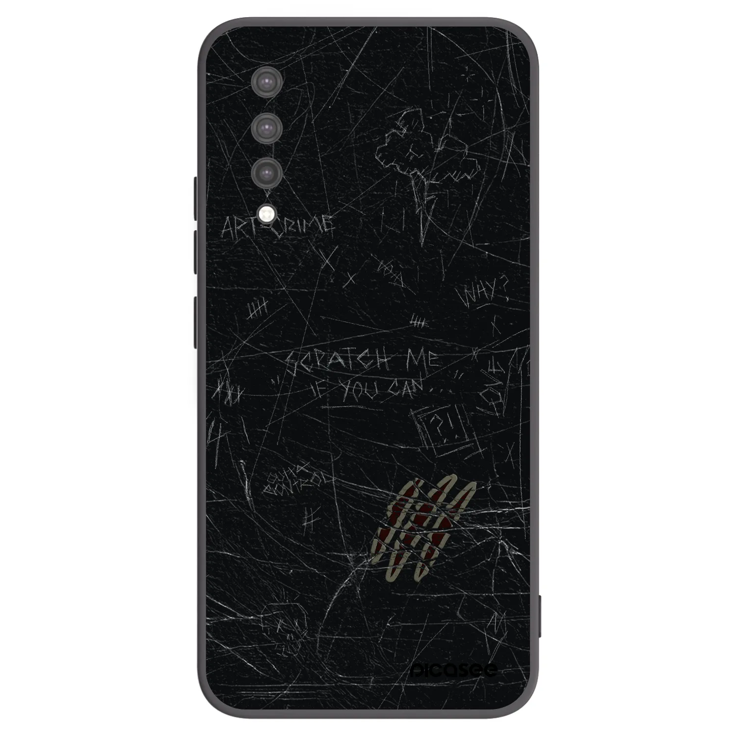 Picasee silikónový čierny obal pre Xiaomi Mi 9 Lite - SCRATCH