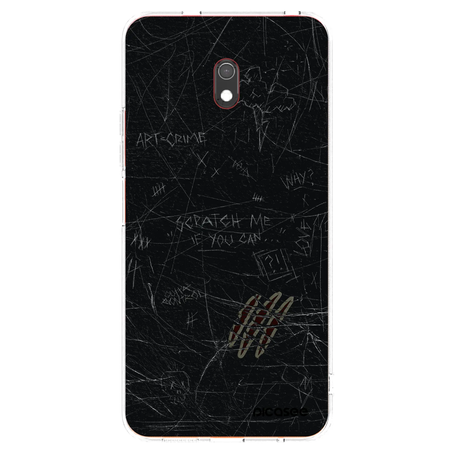 Picasee silikónový prehľadný obal pre Xiaomi Redmi 8A - SCRATCH