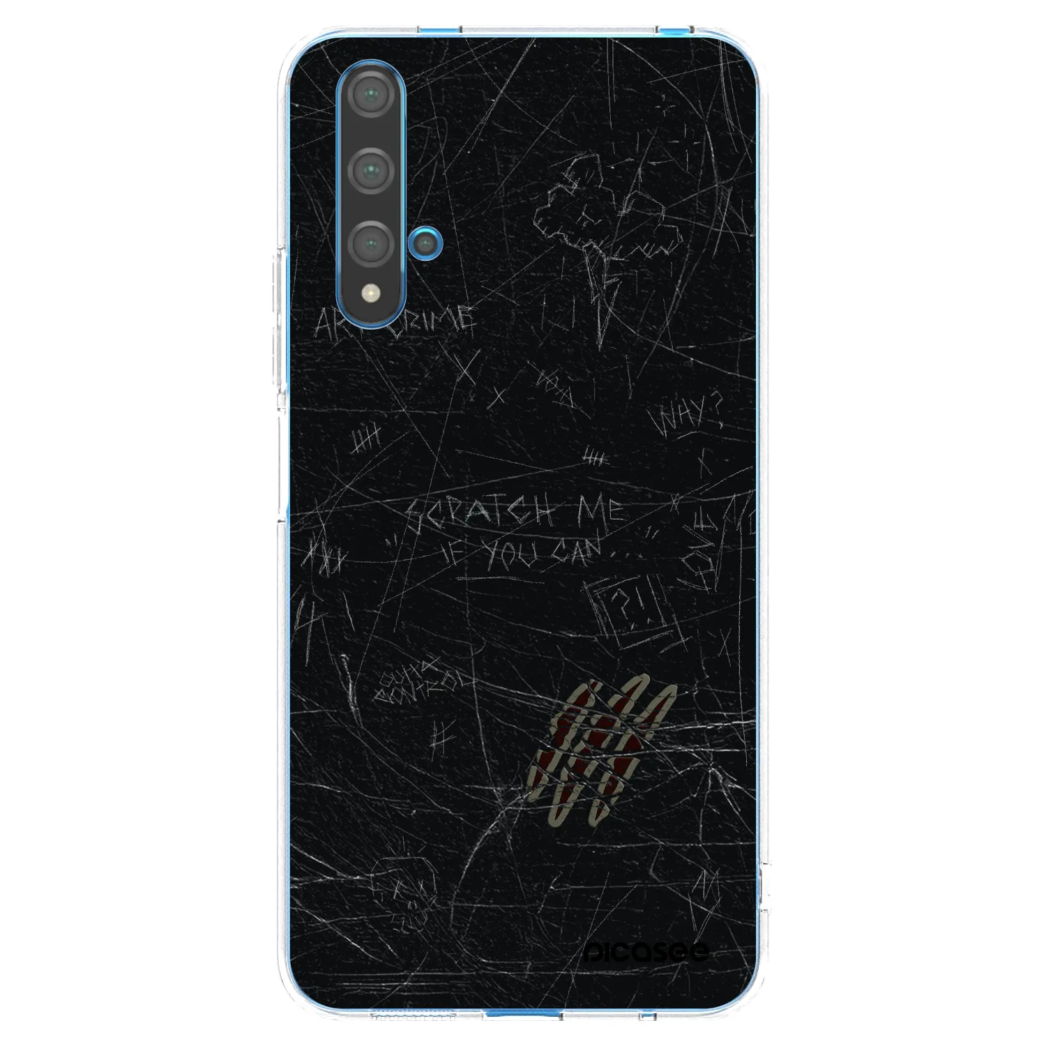 Picasee silikónový prehľadný obal pre Huawei Nova 5T - SCRATCH