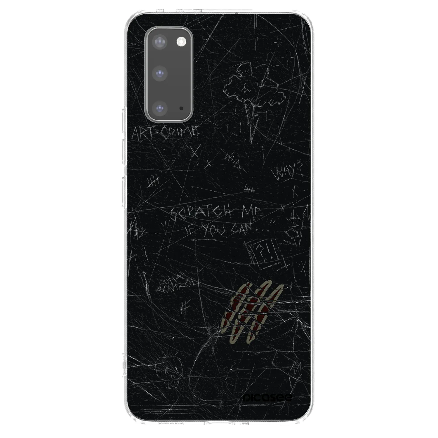 Picasee silikónový prehľadný obal pre Samsung Galaxy S20 G980F - SCRATCH