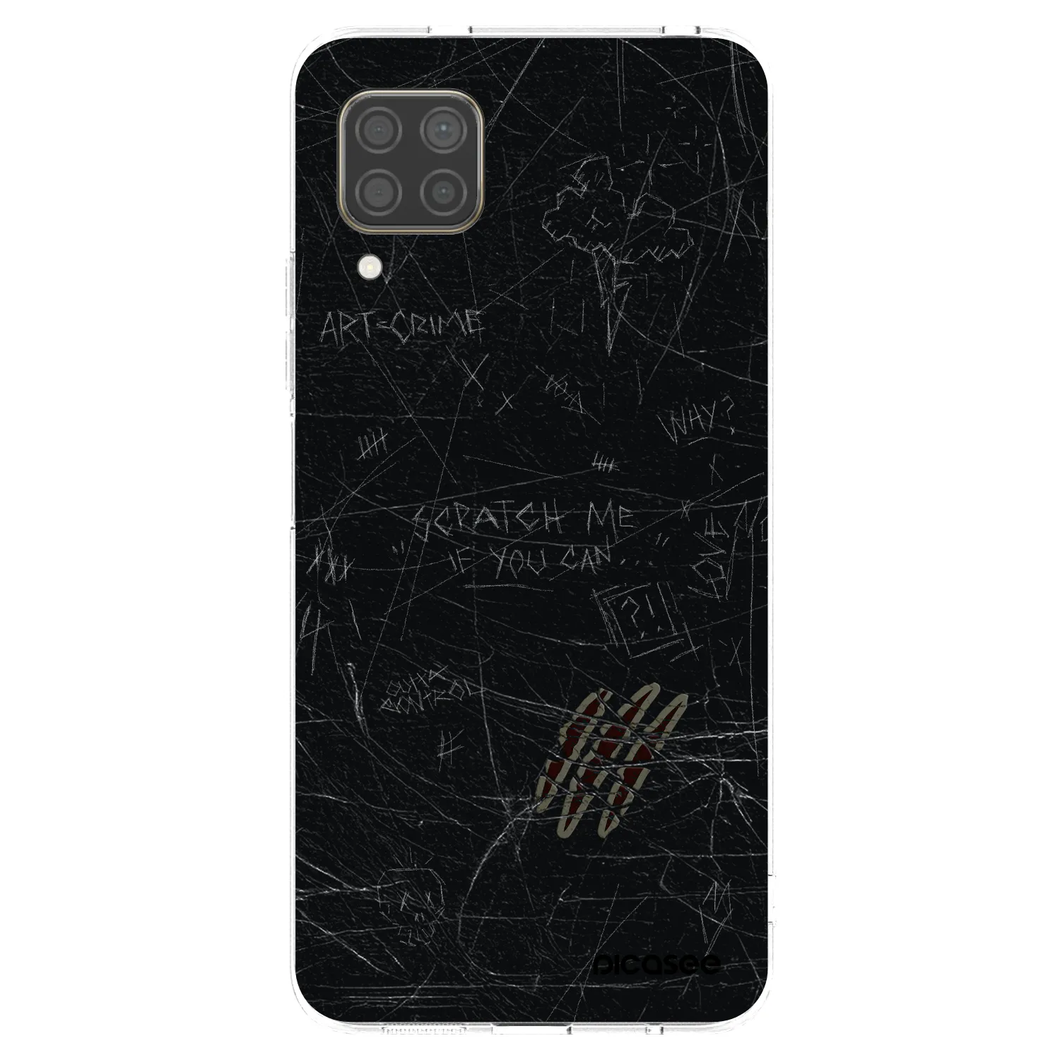 Picasee silikónový prehľadný obal pre Huawei P40 Lite - SCRATCH