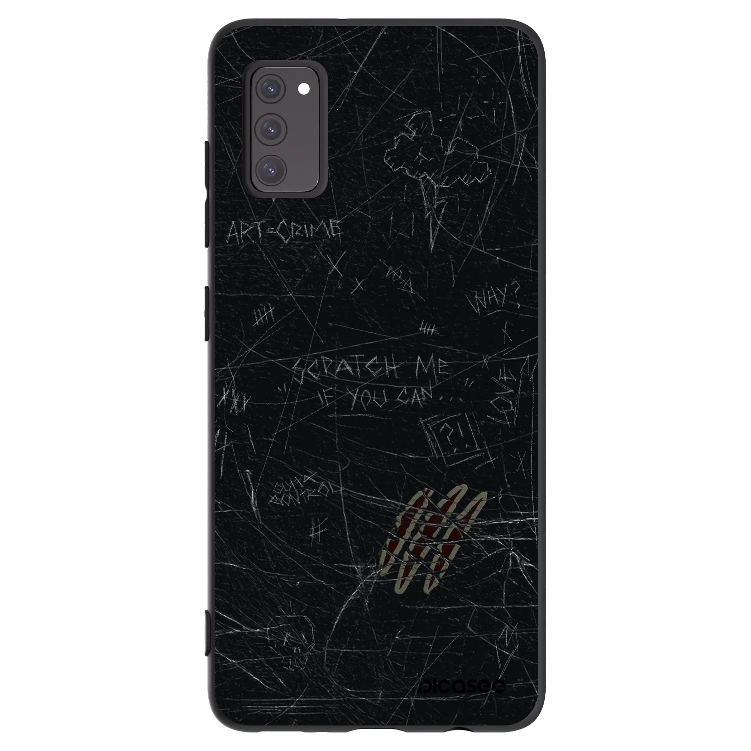 Picasee silikónový čierny obal pre Samsung Galaxy A41 A415F - SCRATCH