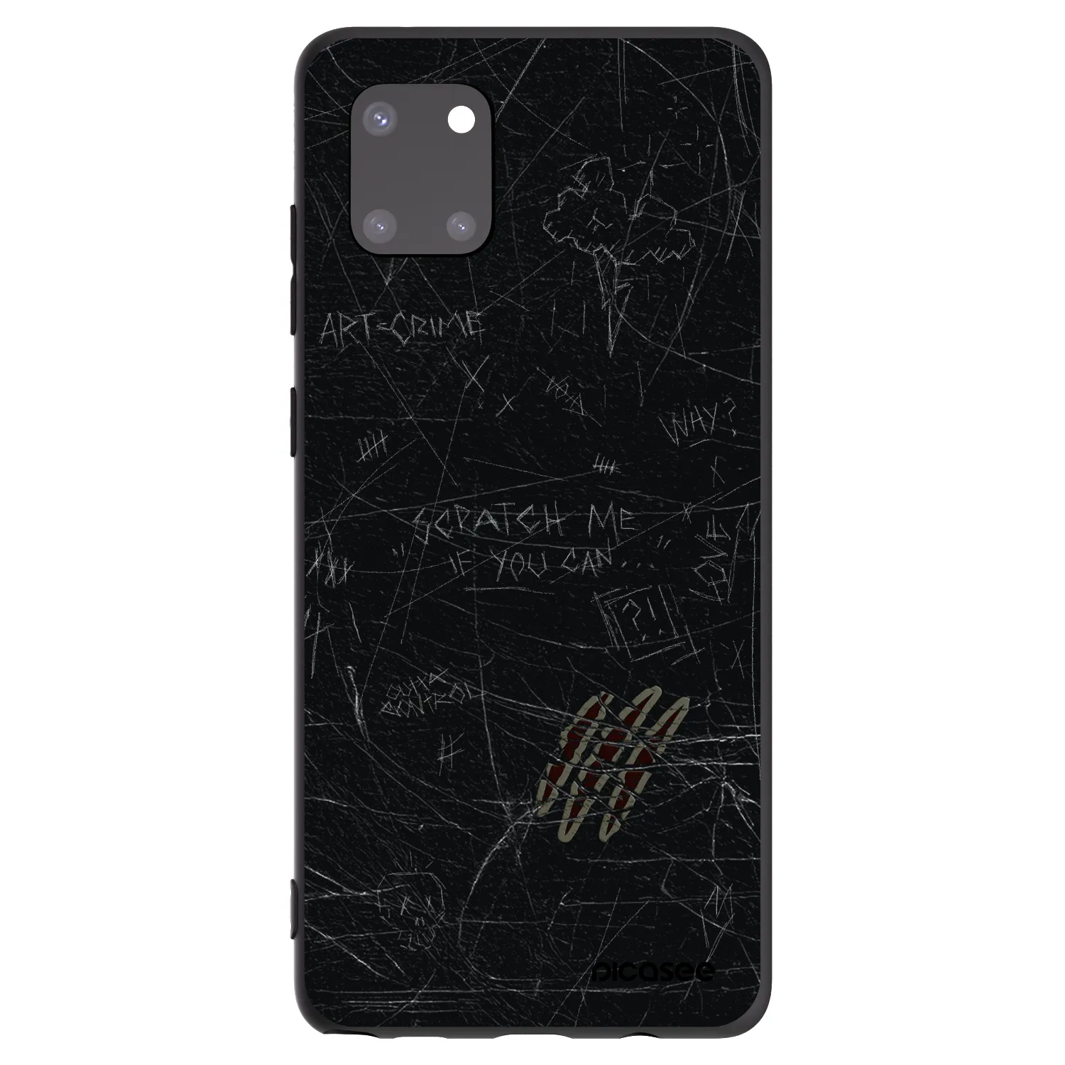 Picasee silikónový čierny obal pre Samsung Galaxy Note 10 Lite N770F - SCRATCH