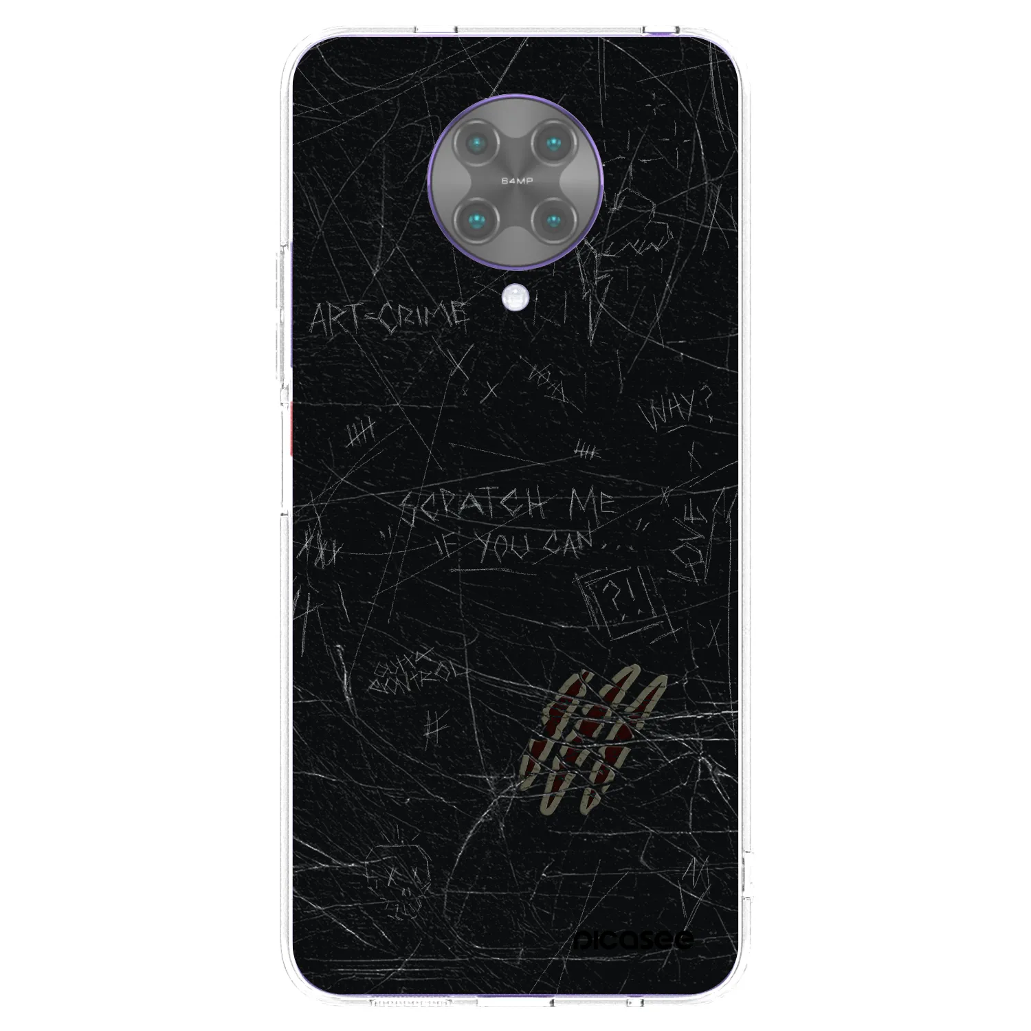 Picasee silikónový prehľadný obal pre Xiaomi Poco F2 Pro - SCRATCH