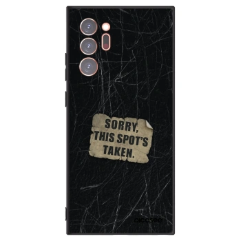 Picasee silikónový čierny obal pre Samsung Galaxy Note 20 Ultra - SORRY
