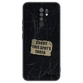 Picasee silikónový čierny obal pre Xiaomi Redmi 9 - SORRY