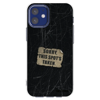 Picasee silikónový prehľadný obal pre Apple iPhone 12 mini - SORRY
