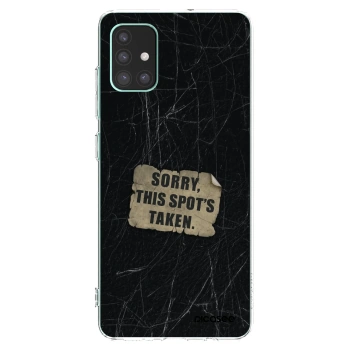 Picasee silikónový prehľadný obal pre Samsung Galaxy M51 M515F - SORRY