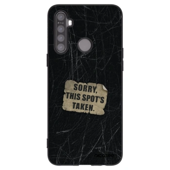 Picasee silikónový čierny obal pre Realme 6i - SORRY