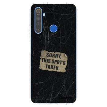 Picasee silikónový prehľadný obal pre Realme 5 - SORRY