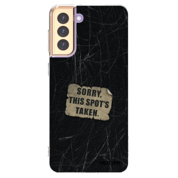 Picasee silikónový prehľadný obal pre Samsung Galaxy S21+ 5G G996F - SORRY
