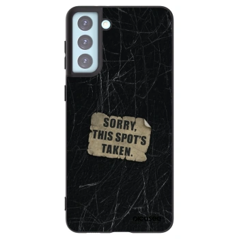 Picasee silikónový čierny obal pre Samsung Galaxy S21+ 5G G996F - SORRY