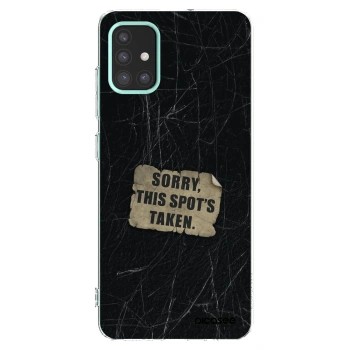 Picasee silikónový prehľadný obal pre Samsung Galaxy M31s - SORRY