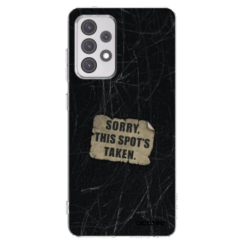Picasee silikónový prehľadný obal pre Samsung Galaxy A52 5G A525F - SORRY