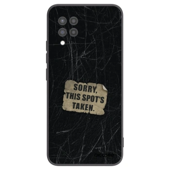 Picasee silikónový čierny obal pre Samsung Galaxy A42 A426B - SORRY