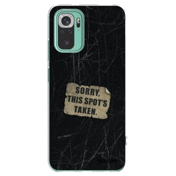 Picasee silikónový prehľadný obal pre Xiaomi Redmi Note 10 Pro - SORRY