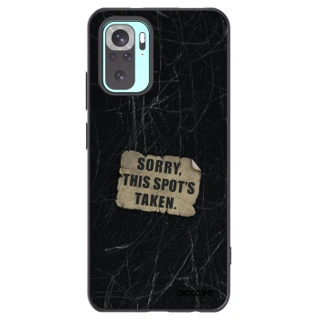 Picasee silikónový čierny obal pre Xiaomi Redmi Note 10 Pro - SORRY