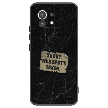 Picasee silikónový čierny obal pre Xiaomi Mi 11 - SORRY