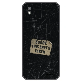Picasee silikónový čierny obal pre Xiaomi Redmi 9AT - SORRY