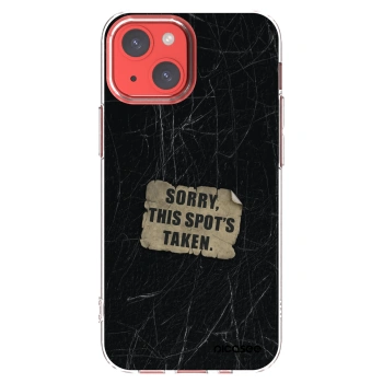 Picasee silikónový prehľadný obal pre Apple iPhone 13 mini - SORRY