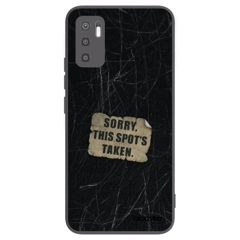 Picasee silikónový čierny obal pre Xiaomi Redmi Note 10 5G - SORRY
