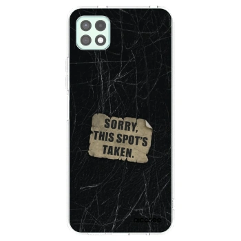 Picasee silikónový prehľadný obal pre Samsung Galaxy A22 A226B 5G - SORRY