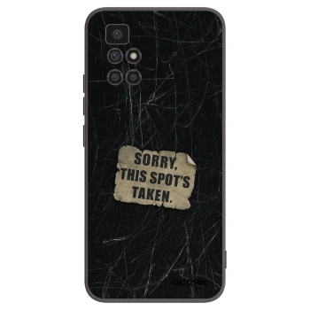 Picasee silikónový čierny obal pre Xiaomi Redmi 10 - SORRY