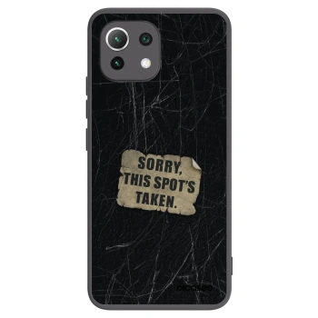 Picasee silikónový čierny obal pre Xiaomi 11 Lite 5G NE - SORRY
