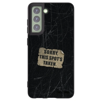 Picasee silikónový čierny obal pre Samsung Galaxy S21 FE 5G - SORRY