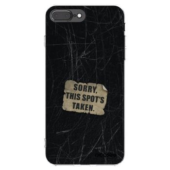 Picasee silikónový prehľadný obal pre Apple iPhone 7 Plus - SORRY