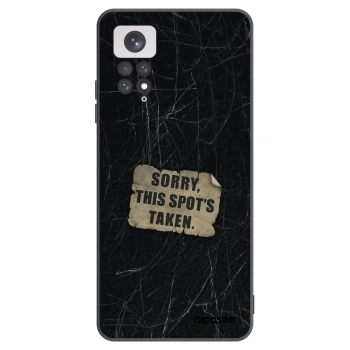 Picasee silikónový čierny obal pre Xiaomi Redmi Note 11 - SORRY