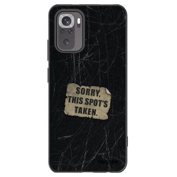Picasee silikónový čierny obal pre Xiaomi Redmi Note 11S 4G - SORRY