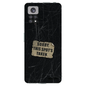 Picasee silikónový prehľadný obal pre Xiaomi Redmi Note 11S 4G - SORRY