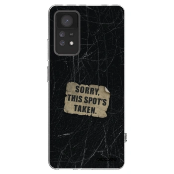 Picasee silikónový prehľadný obal pre Xiaomi Redmi Note 11 Pro 5G - SORRY