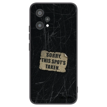 Picasee silikónový čierny obal pre Realme 9 Pro 5G - SORRY