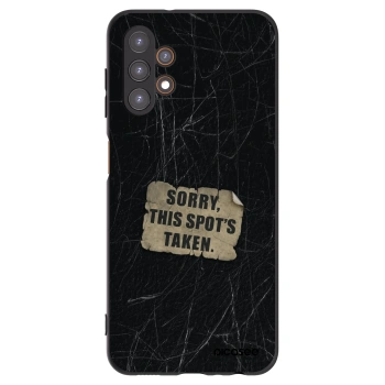 Picasee silikónový čierny obal pre Samsung Galaxy A13 4G A135 - SORRY