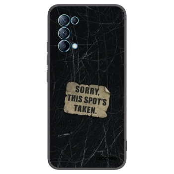 Picasee silikónový čierny obal pre OPPO Reno 5 5G - SORRY