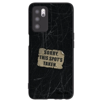 Picasee silikónový čierny obal pre OPPO A16s - SORRY