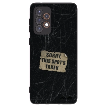 Picasee silikónový čierny obal pre Samsung Galaxy A33 5G A336 - SORRY