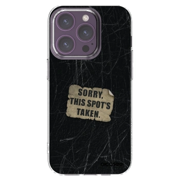 Picasee silikónový prehľadný obal pre Apple iPhone 14 Pro - SORRY