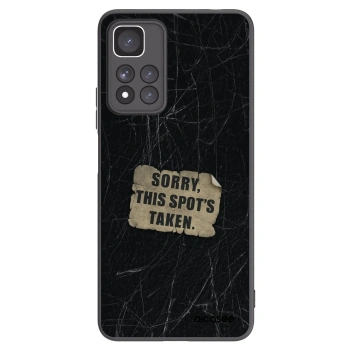 Picasee silikónový čierny obal pre Xiaomi Redmi Note 11 Pro+ 5G - SORRY