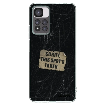 Picasee silikónový prehľadný obal pre Xiaomi Redmi Note 11 Pro+ 5G - SORRY