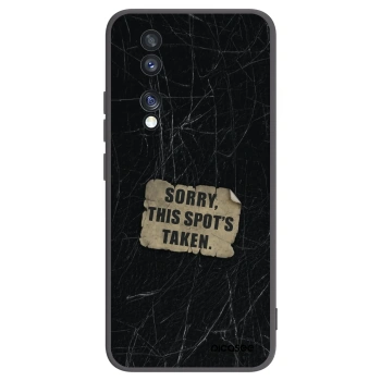 Picasee silikónový čierny obal pre Honor 70 - SORRY