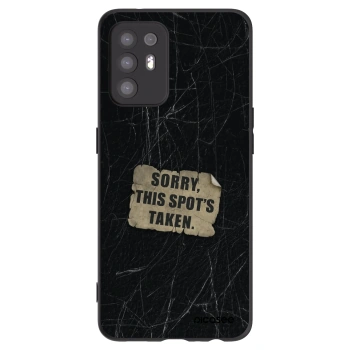 Picasee silikónový čierny obal pre OPPO A94 5G - SORRY