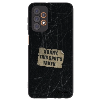 Picasee silikónový čierny obal pre Samsung Galaxy A23 A235F 4G - SORRY
