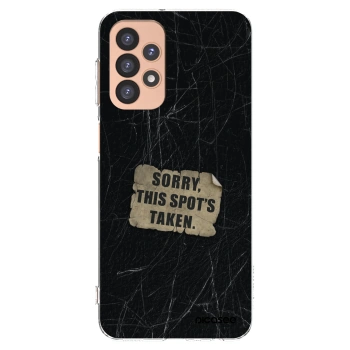 Picasee silikónový prehľadný obal pre Samsung Galaxy A23 A236B 5G - SORRY