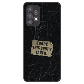 Picasee silikónový čierny obal pre Samsung Galaxy A73 5G - SORRY