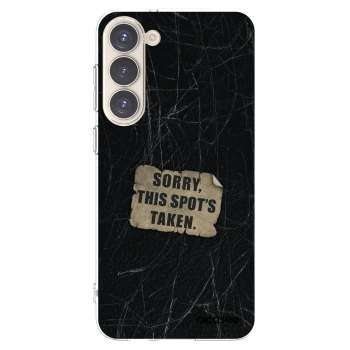 Picasee silikónový prehľadný obal pre Samsung Galaxy S23+ 5G - SORRY